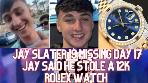 did jay slater steal watch.